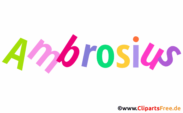 Ambrosius Vorname für Jungen - Babyvornamen als animierte Bilder