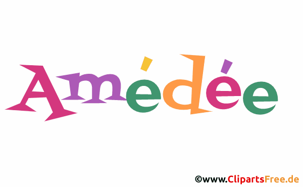 Amédée persönliches Namensbild -  Bilder mit Vornamen