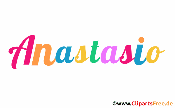 Anastasio Vorname für Jungen - Baby Vornamen als Bilder