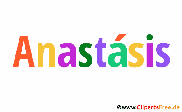 Anastásis Vorname für Jungen - Babyvornamen als animierte Bilder