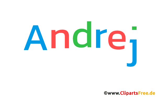 Andrej Jungenname - Namensbilder animiert kostenlos