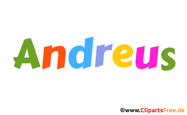 Andreus Vorname für Jungen - Babyvornamen als animierte Bilder