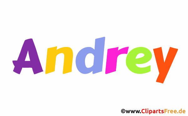 Andrey persönliches Namensbild -  Bilder mit Vornamen
