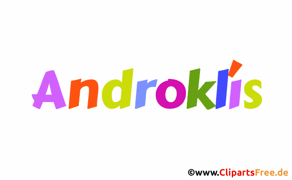 Androklís Vorname für Jungen - Babyvornamen als animierte Bilder