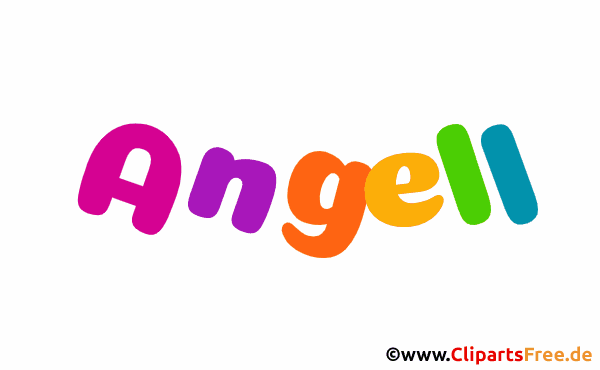 Angell Bild mit Namen - Animierte Bilder mit Vornamen