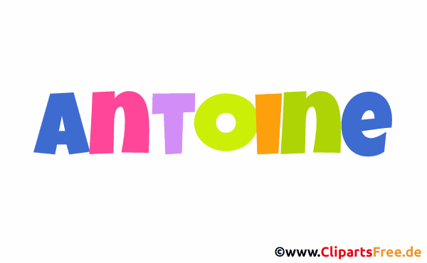 Antoine Vorname für Jungen - Baby Vornamen als Bilder
