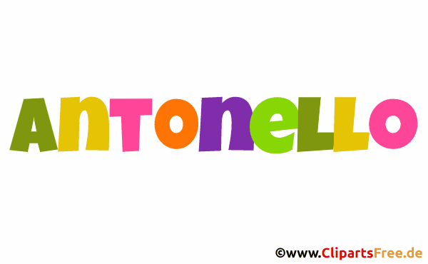 Antonello Bild mit Namen - Kindernamen Gif Bilder