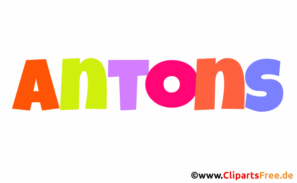 Antons Vorname für Jungen - Baby Vornamen als Bilder