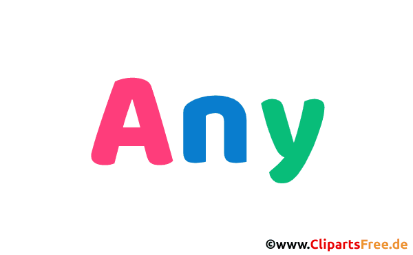 Any Vorname Bild mit Deko Schrift - Vornamen für Jungs