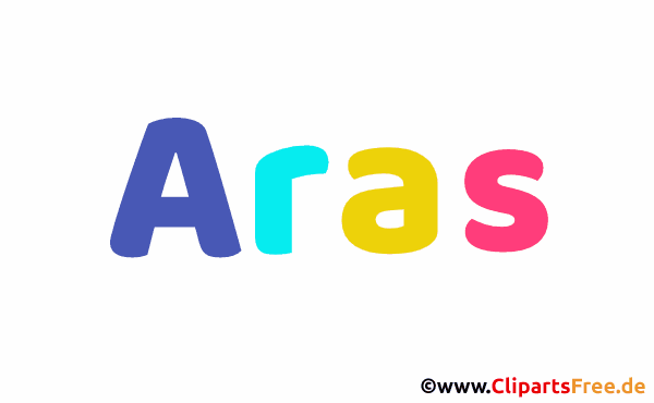 Aras persönliches Namensbild -  Bilder mit Vornamen