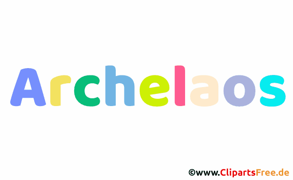 Archelaos Vorname für Jungen - Bilder mit ausgefallenen Namen