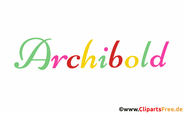 Archibold Vorname für Jungen - Bilder mit Babyvornamen