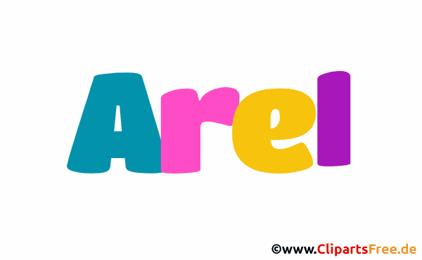 Arel Bild mit Namen -  Bilder mit Baby Vornamen