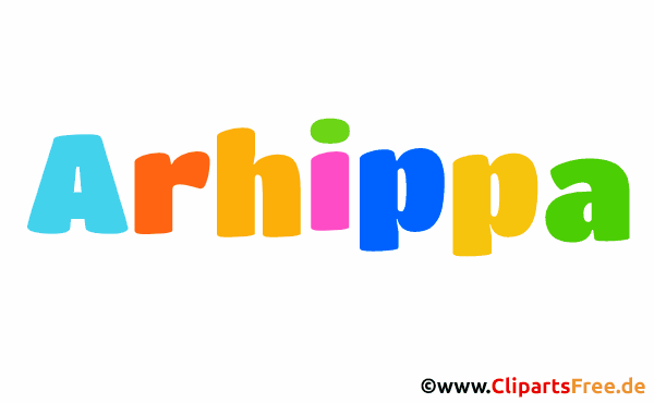 Arhippa Bild mit Namen -  Bilder mit Baby Vornamen