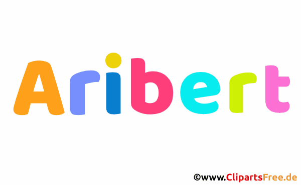 Aribert Bild mit Namen - Animierte Bilder mit Vornamen