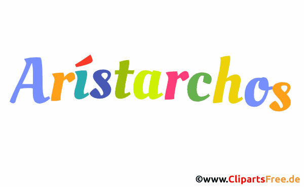 Arístarchos Vorname Bild mit Deko Schrift - Vornamen für Jungs