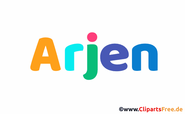 Arjen persönliches Namensbild -  Bilder mit Vornamen
