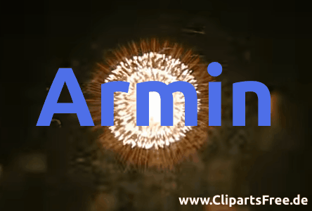 Armin Vorname, Bedeutung: Lateinische Form eines Irmin-Namens. Irmin war ein germanischer Stammesgott