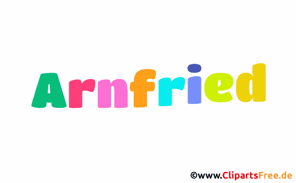 Arnfried Vorname für Jungen - Bilder mit Babyvornamen