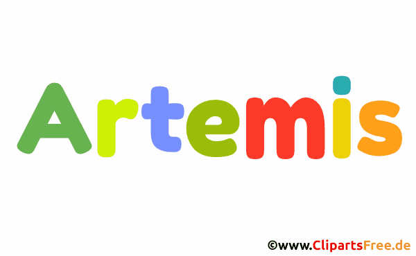 Artemis Vorname Bild mit Deko Schrift - Vornamen für Jungs