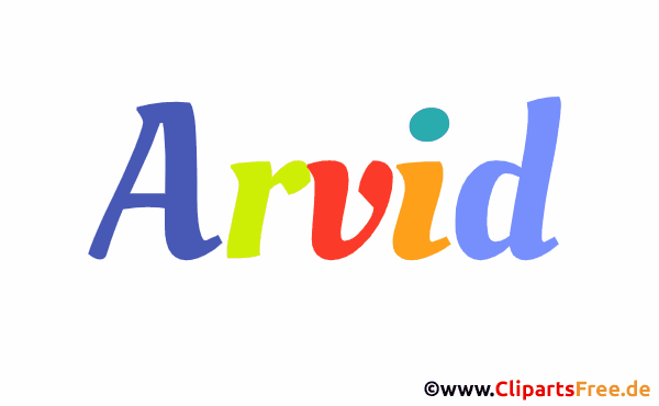 Arvid Vorname für Jungen - Bilder mit Namen