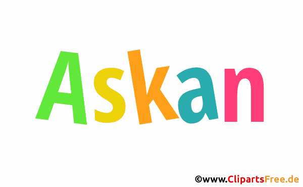 Askan Junge Vorname Bild, Illustration