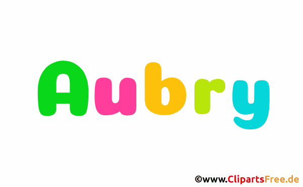 Aubry Vorname für Jungen - Bilder mit Babyvornamen