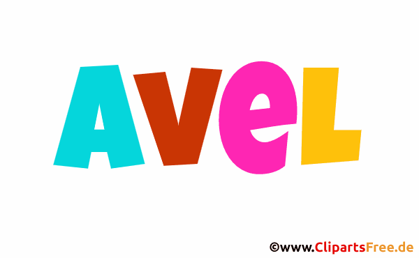 Avel persönliches Namensbild -  Bilder mit Vornamen