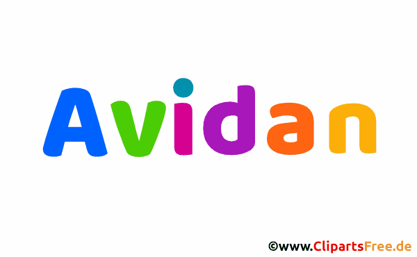 Avidan Bild mit Namen - Kindernamen Gif Bilder