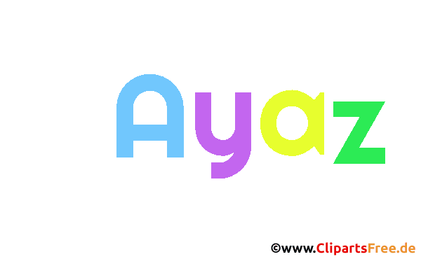 Ayaz Junge Vorname Bild, Illustration