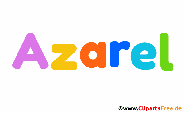 Azarel Junge Vorname Bild im Gif-Format animiert