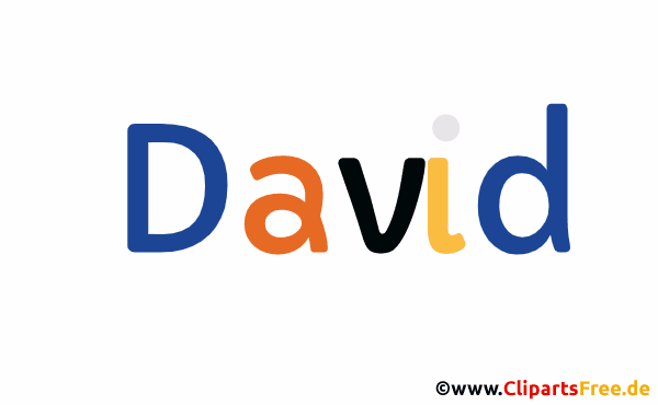 David Vorname Junge Gif-Animation