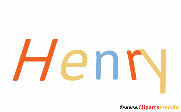 Henry Vorname - seltene Vornamen für Jungen als Gif