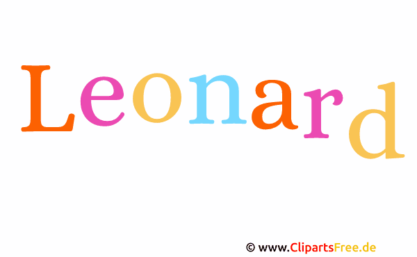 Leonard Vorname als Gif-Animation