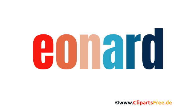 Leonard Vorname für Jungen - beliebte Vornamen für Babies als Gifs