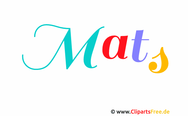 Mats seltene Vornamen für Männer