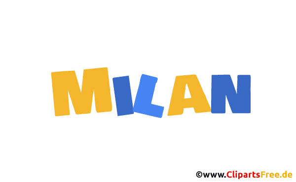 Milan beliebter Vorname für Jungen als Gif-Animation