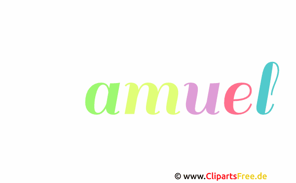 Samuel Vorname als Bild