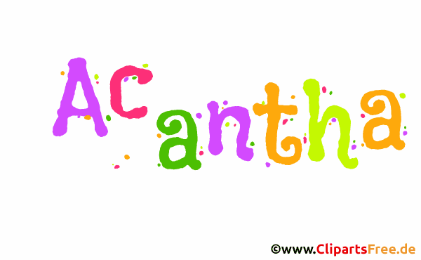 Acantha Babyvorname - schöne weibliche Vornamen als Bilder