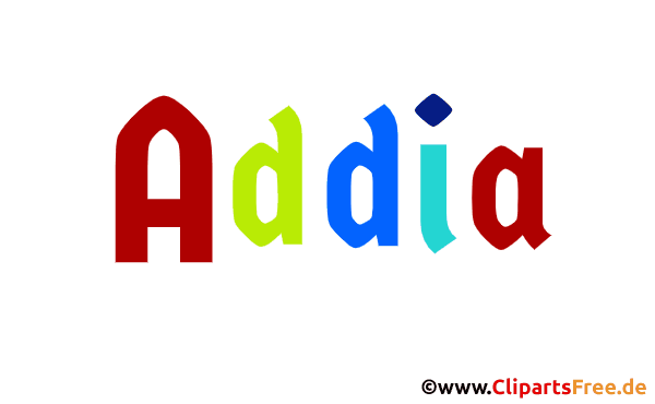 Addia Vorname - Originelle Mädchennamen als Gifs