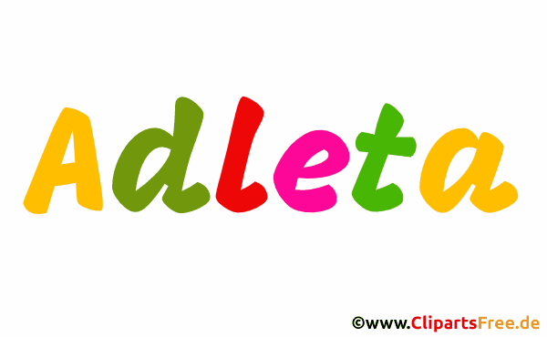 Adleta Babyvorname - schöne weibliche Vornamen als Bilder