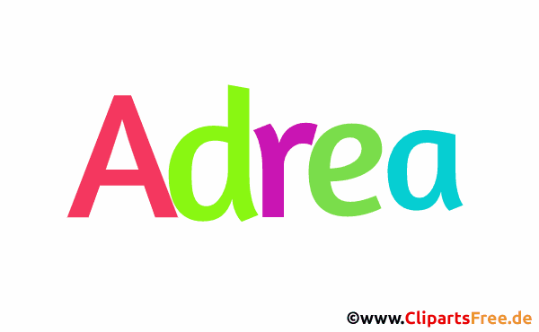 Adrea Vorname - Seltene Mädchennamen als Bilder