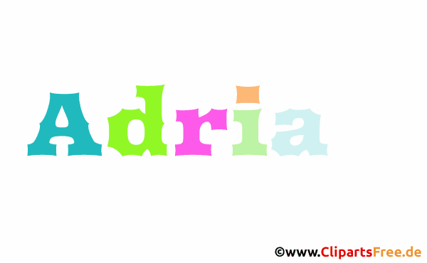 Adrian Vorname für Mädchen, Baby als Illustration