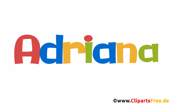 Adriana Name Gif Animation