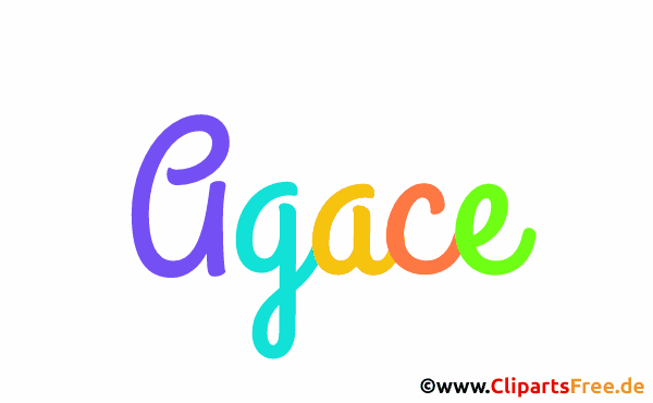 Agace Vorname - Seltene Mädchennamen als Bilder
