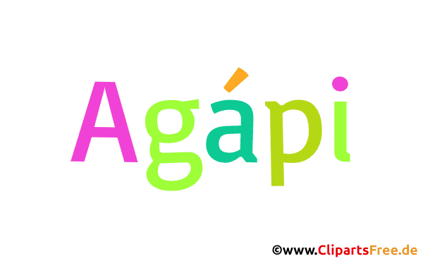 Agápi schöner Vorname für Mädchen als Bild
