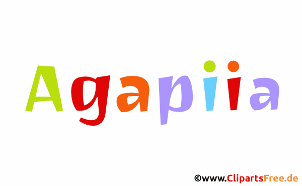 Agapiia Vorname für Baby - schöne Mädchennamen als Bilder