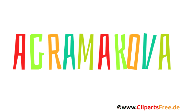 Agramakova schöner Mädchenvorname für Baby als Bild