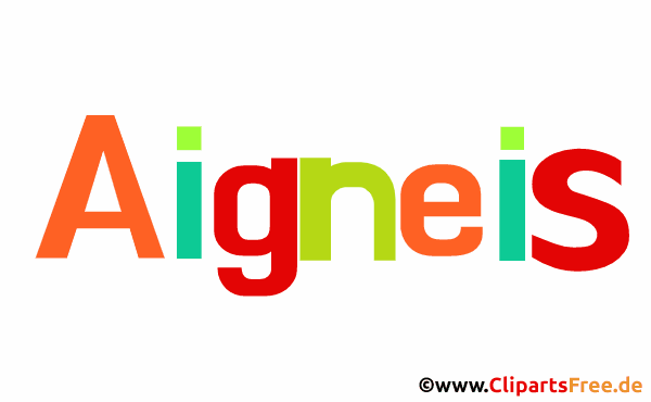 Aigneis Vorname - weibliche Vornamen als Gif-Bilder