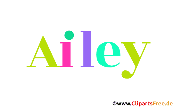 Ailey schöner Vorname für Mädchen als Bild